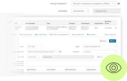 Case Management workflow