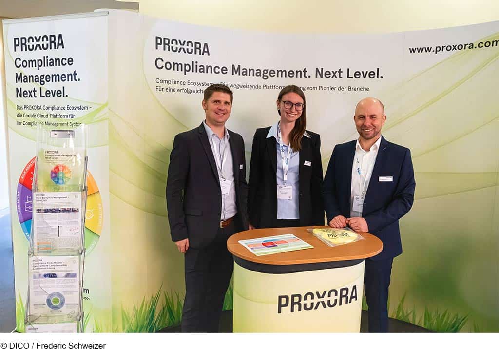 Wie im letzten Jahr war das Team von PROXORA wieder mit eigenem Stand auf dem DICO Forum vertreten