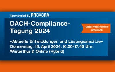 DACH-Compliance-Tagung 2024 in Winterthur