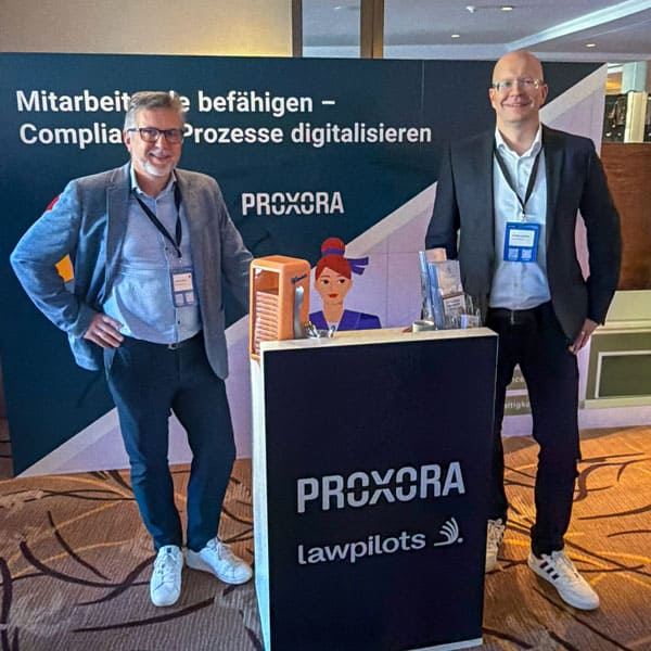 Das Team von PROXORA beim Bundeskongress Compliance 2025