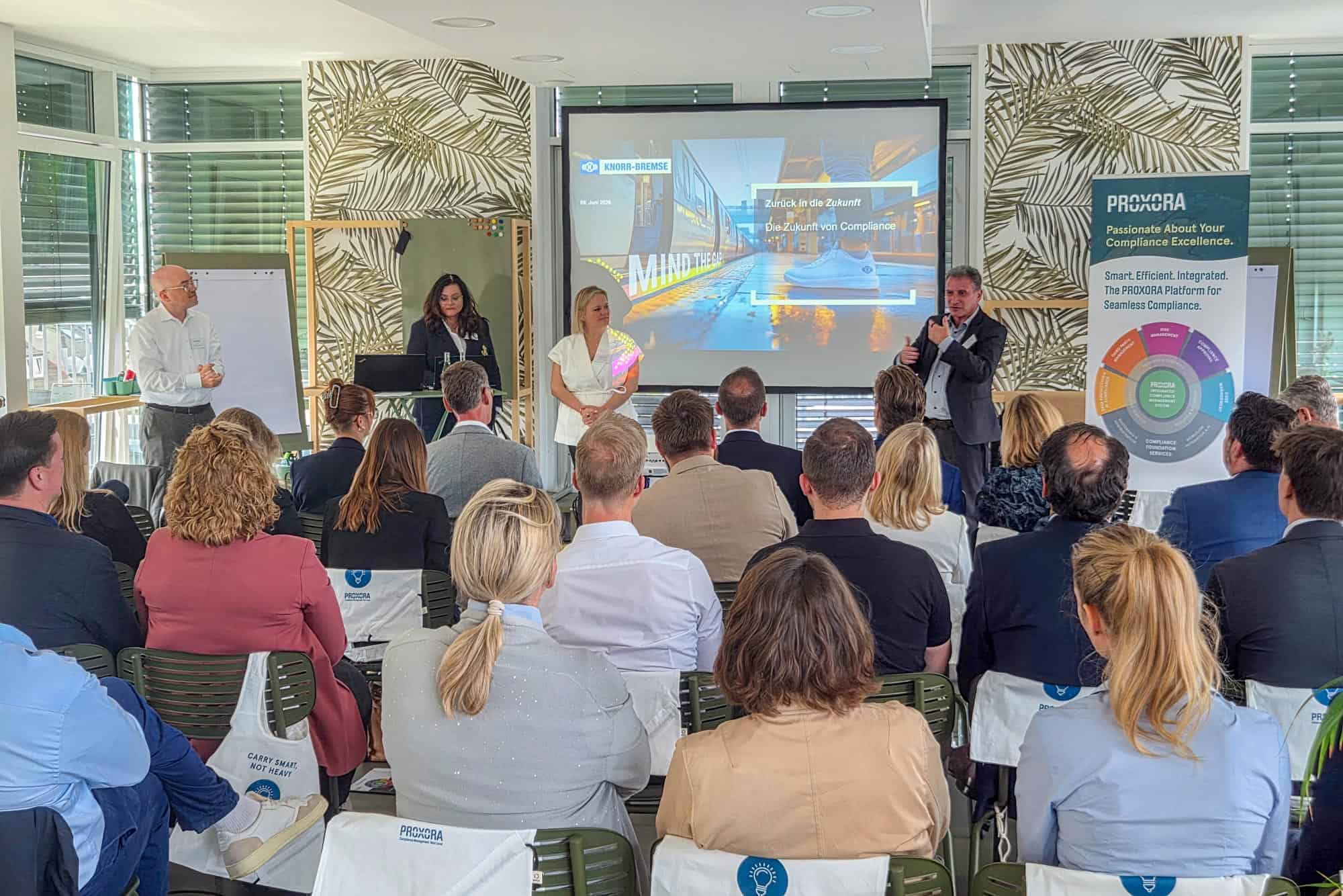 In Frankfurt fand das Compliance-Event Out of Office 2026 von PROXORA statt.