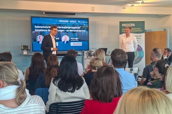 Einblicke in die aktuellen Compliance-Herausforderungen bei den Vorträgen beim Out of Office Event 2026.