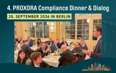 4. PROXORA Compliance Dinner & Dialog + DICO FORUM 2026